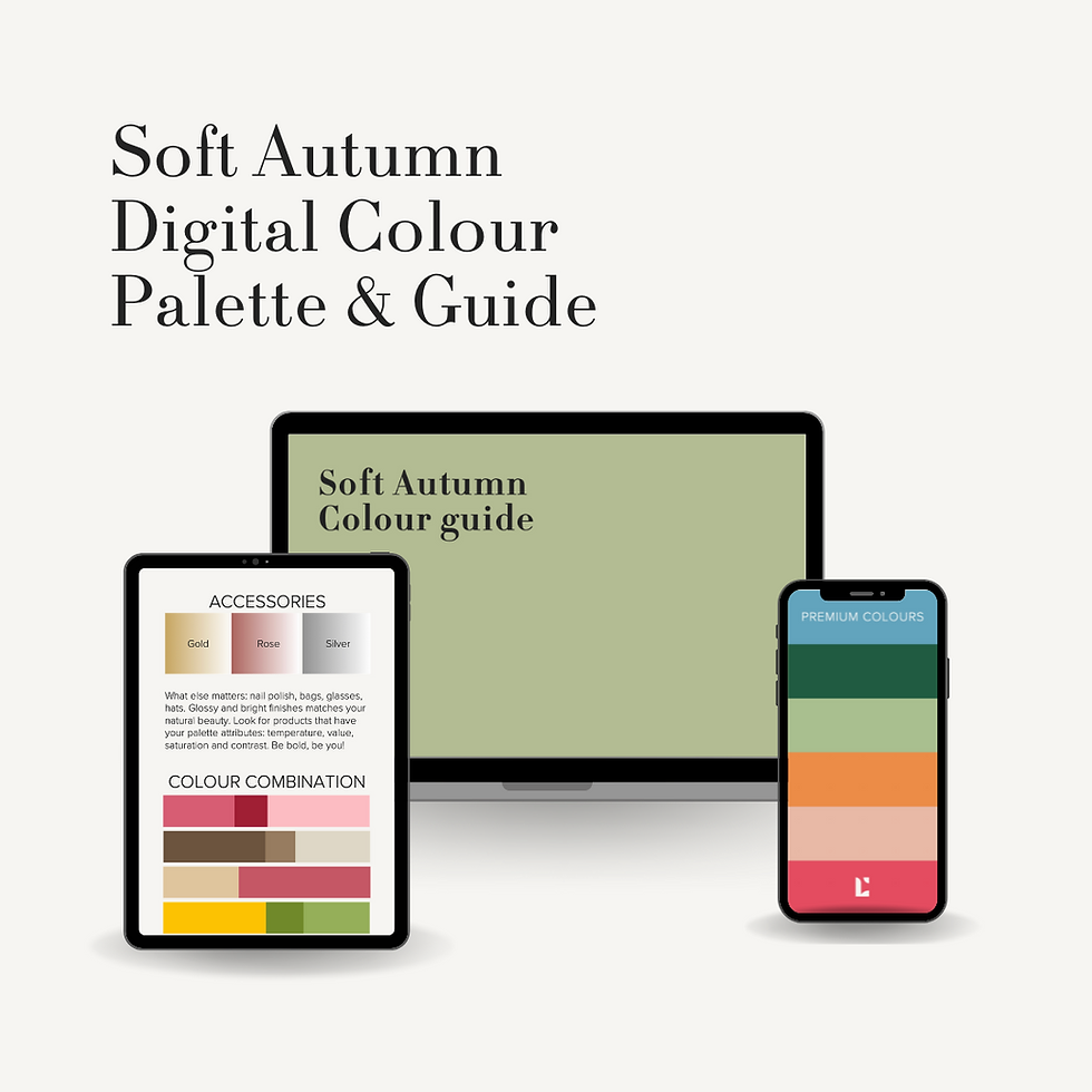 Soft Autumn Digital Colour Palette & Guide
