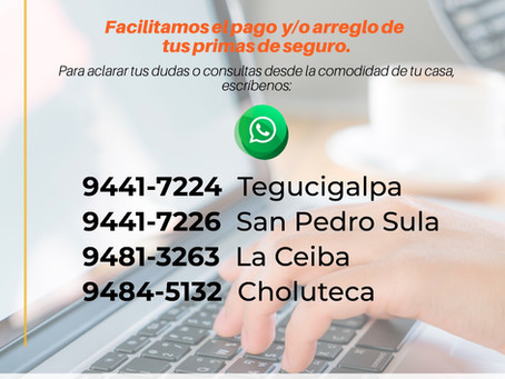 Seguros Equidad facilita el pago y/o arreglo de tus primas de seguro, comunícate y alivia tu deuda