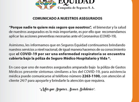 Comunicado a Nuestros Asegurados