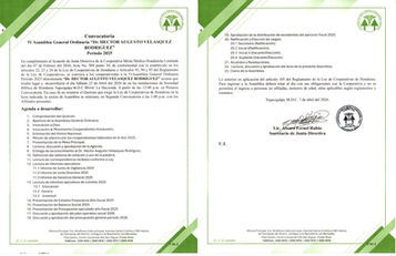 Convocatoria 51 Asamblea General Extraordinaria