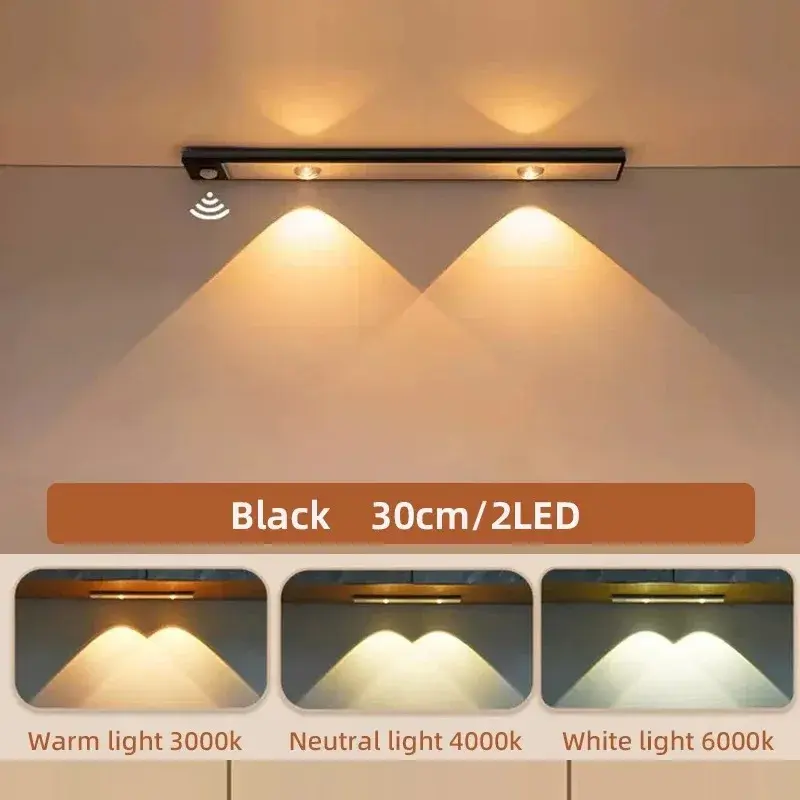 Thumbnail: LED Ultra-Thin  Motion Sensor Night Light Wireless 3 Color