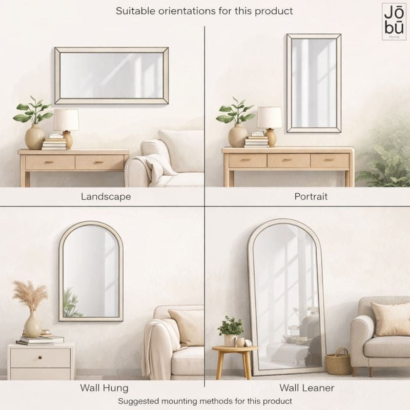 Thumbnail: Takara - Black Metal Rectangle Mirror - 120cm X 95cm