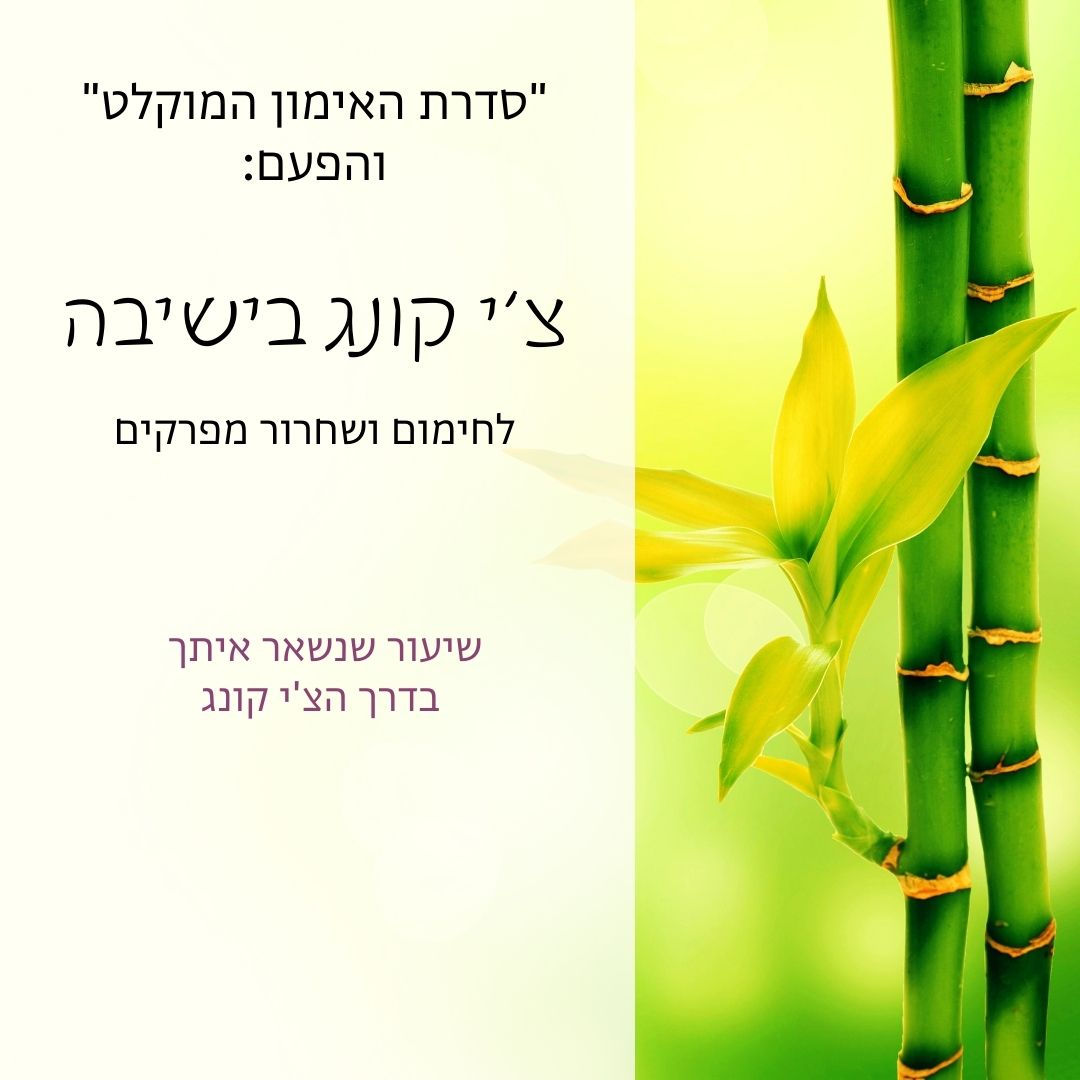 אימון מוקלט - צ'י קונג בישיבה