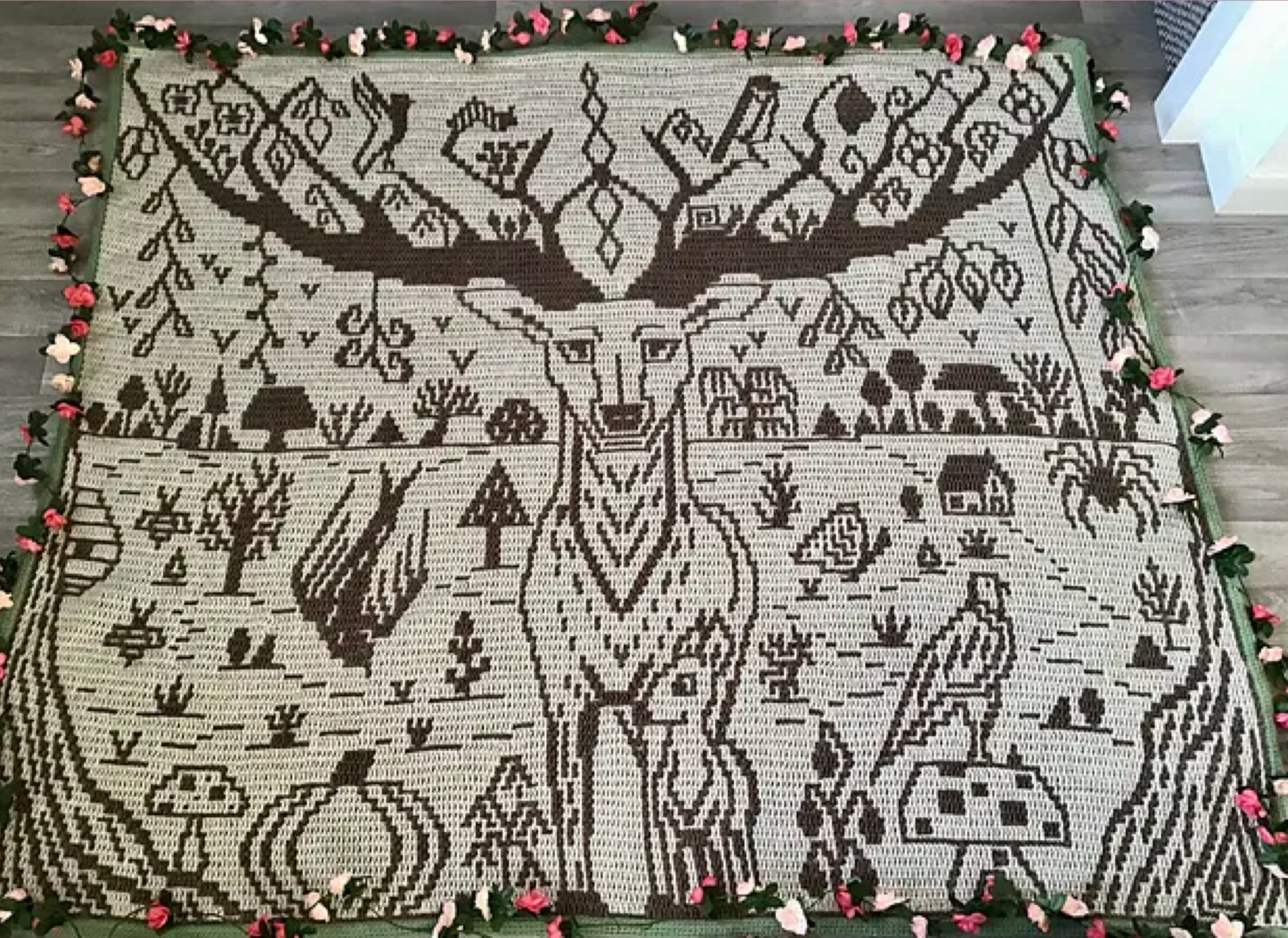 Enchanted Deer Spirit - Throw