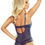 Thumbnail: Provocative PR1594 Lace Seduction Bodysuit Sapphire