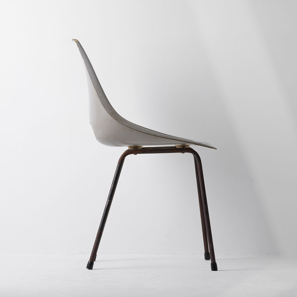 サムネイル： c-20s | Vintage Gray Shell Chair