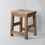 サムネイル： s-5v | Antique Wood Foot Stool
