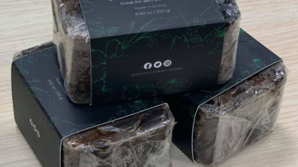 OTI African Black Soap from Ghana (100% Natural)