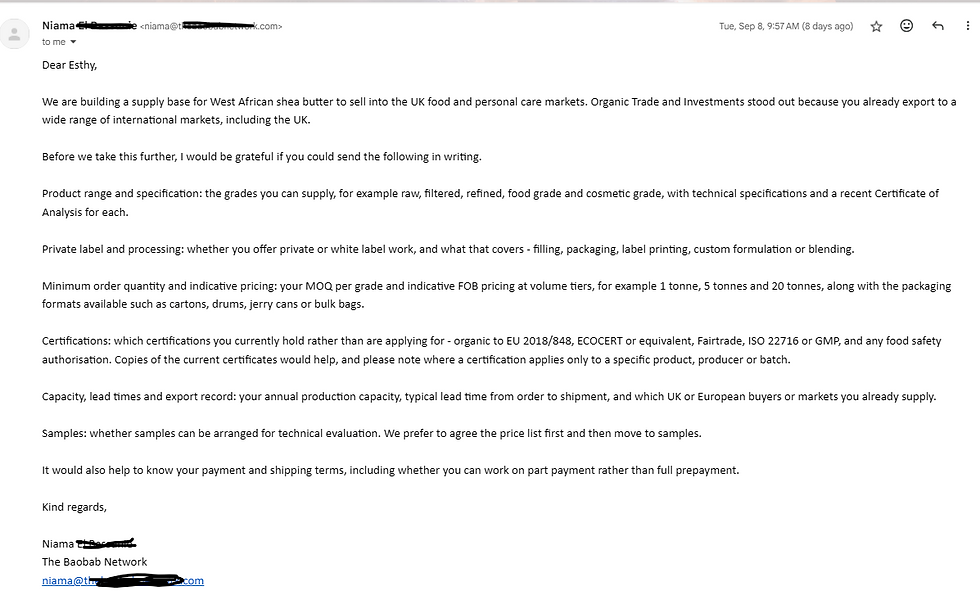 Scammers spoofing the email of a prominent African tech entrepreneur.