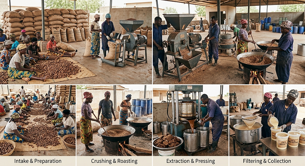 OTI Shea Nut Toll Processing Service Facility in Tamale