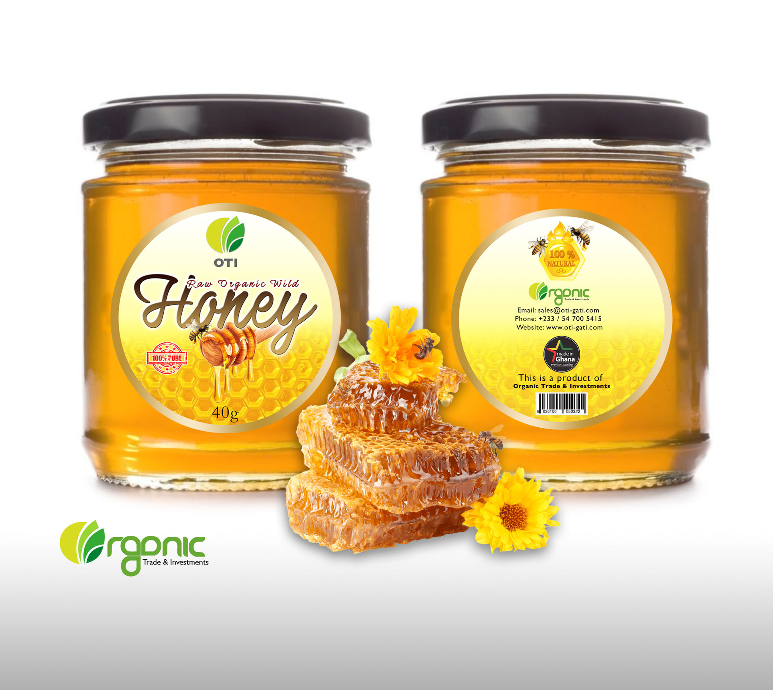 OTI Raw Wild Honey - 100% Pure (25kg)