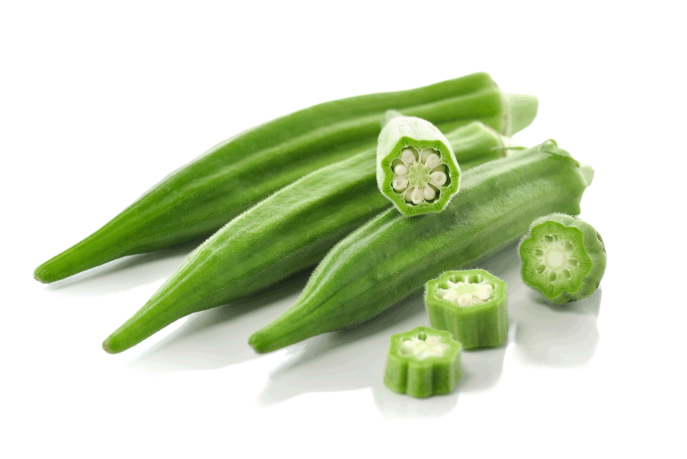 Fresh Okra cuts 