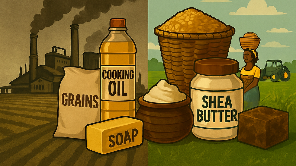 Artisanal produced products from Africa