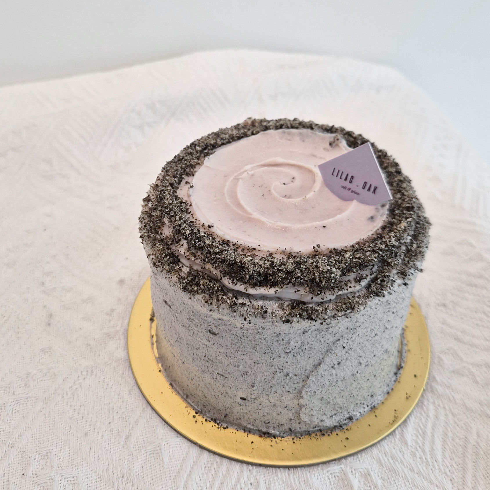 A Mother's Day Special: Black Sesame Taro Cake