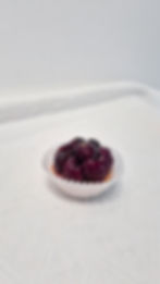 vegan custard cherries tart from Lilac Oak