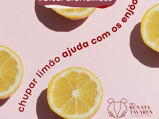 Chupar limão ajuda com os enjôos?