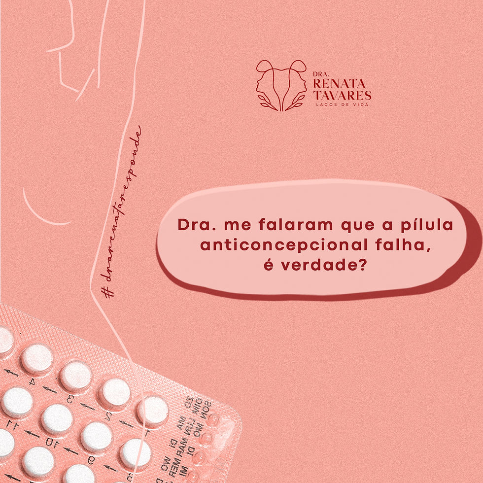 A pílula anticoncepcional falha?