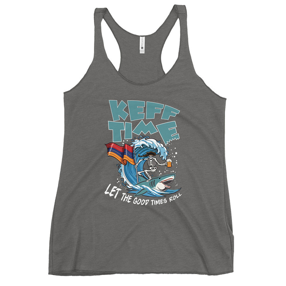 Thumbnail: Keff Time - Women's Racerback Tank Top Armenian shirt