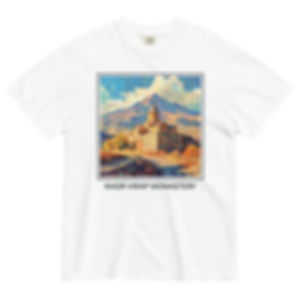 Armenian t-shirt - Khor Virap Monastery - Mens