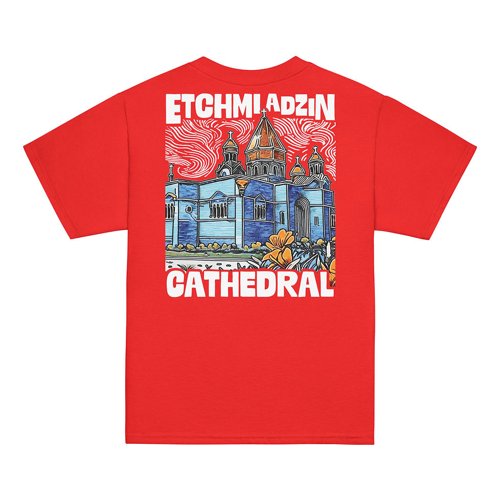 Thumbnail: Etchmiadzin Cathedral - Youth classic Armenian t-shirt