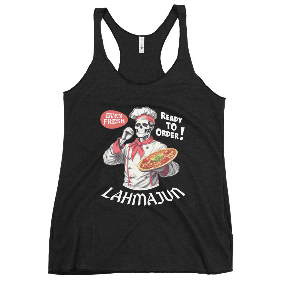 Lahmajun Lover - Women's Racerback Tank Top Armenian shirt