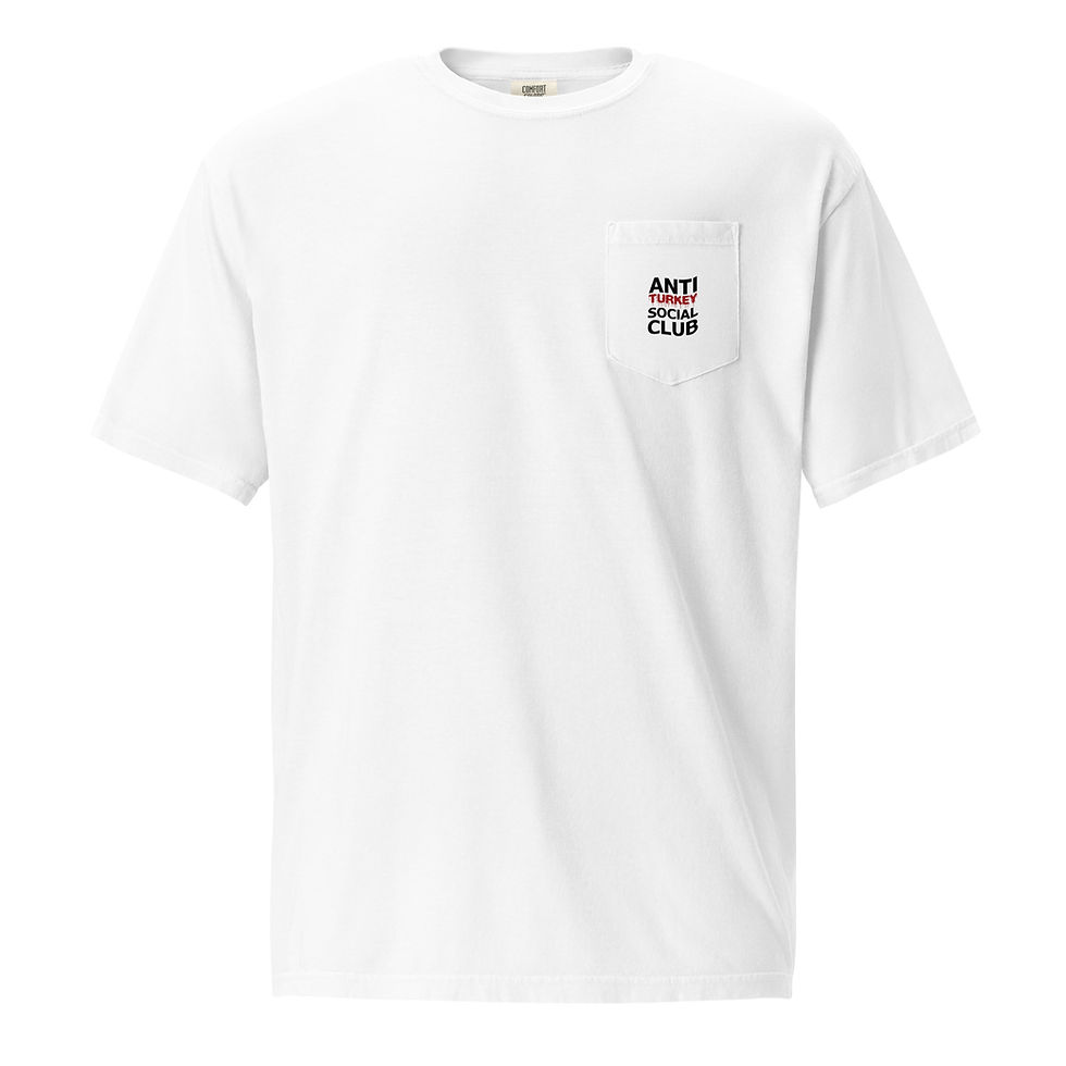 Armenian t-shirt pocket - Anti Turkey Social Club - Mens