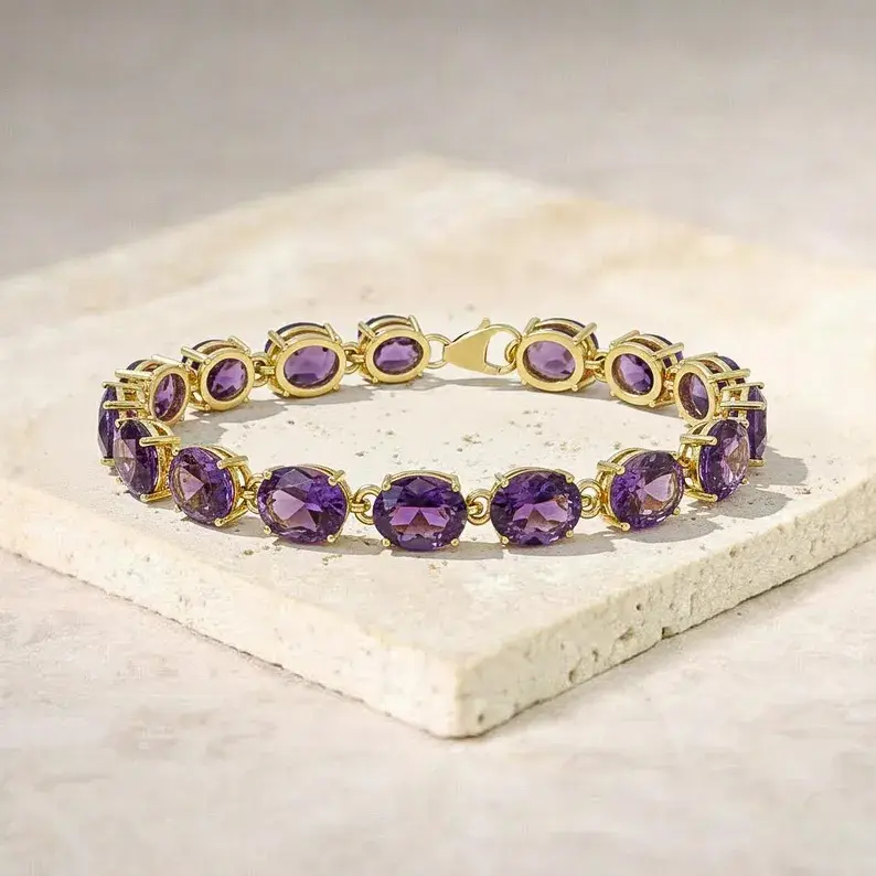Thumbnail: Gemstone Tennis Bracelet for Everyday Wear and Special Occasions
