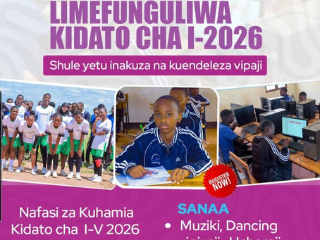 JOIN OUR SCHOOL - FORM ONE-FOUR 2026. ADMISSION OPENS. FOUNTAIN GATE MWANZA HIGH SCHOOL.