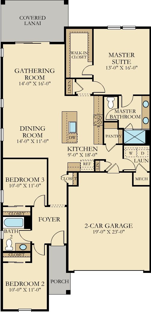 Sienna floor plan