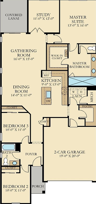 Topaz floor plan