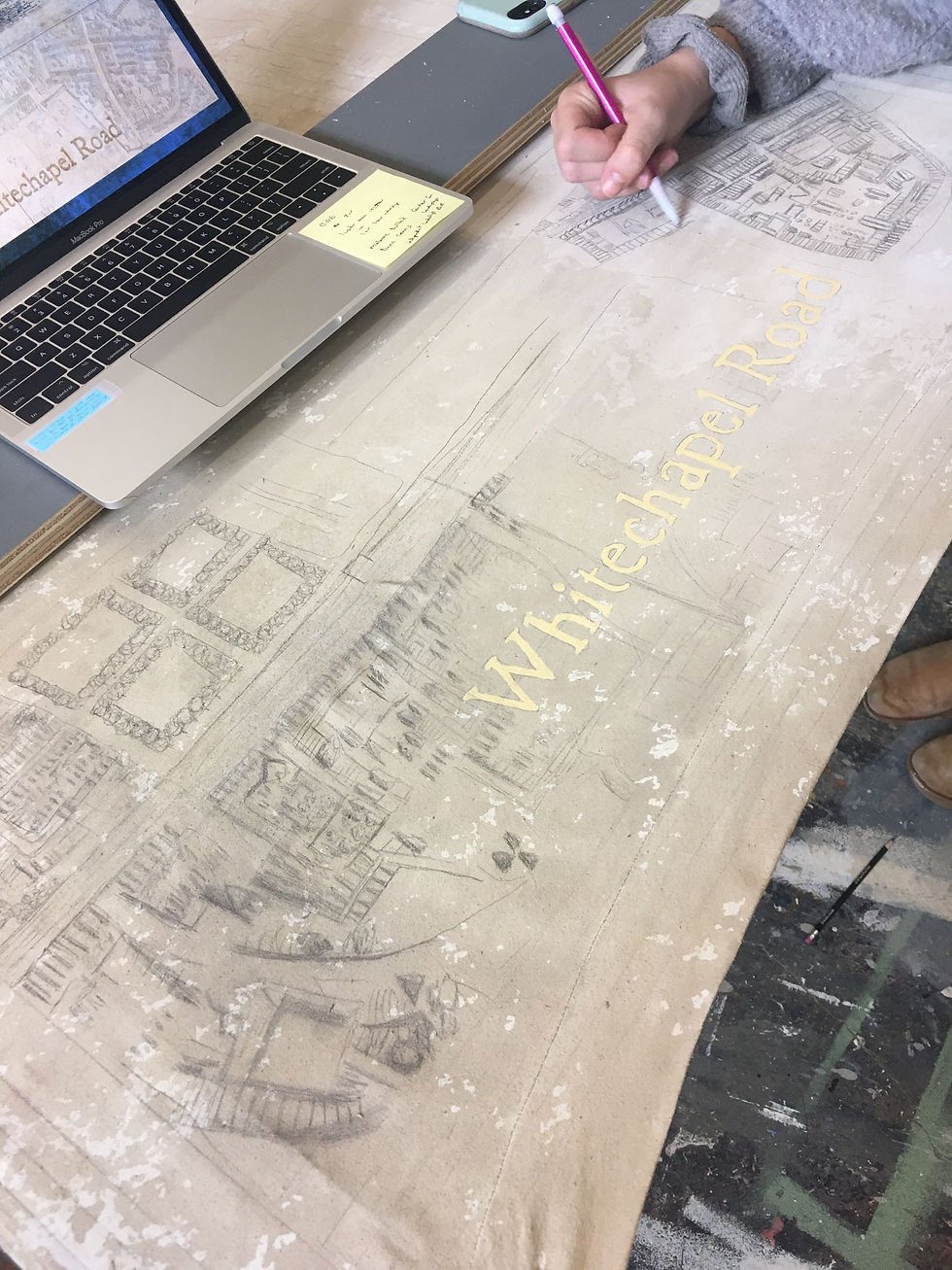 London Hospital Poster in progress
