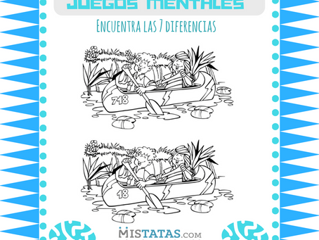 JUEGOS MENTALES: ENCUENTRA LAS 7 DIFERENCIAS
