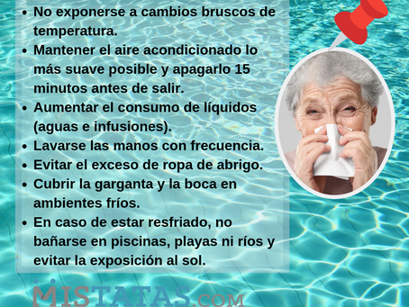 Salud: Cómo prevenir los resfrios de verano.