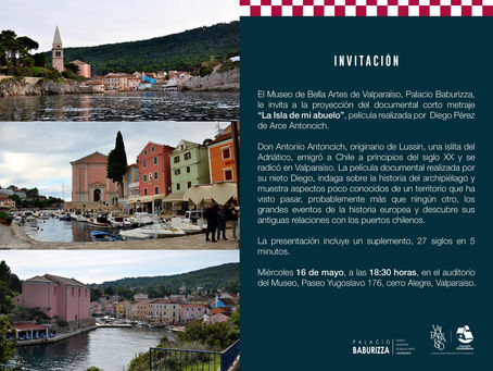 16 DE MAYO - PROYECCIÓN DEL DOCUMENTAL CORTOMETRAJE ''LA ISLA DE MI ABUELO''
