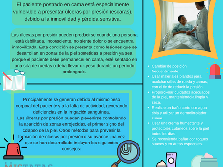 Salud: Cuidados en la piel de pacientes postrados.