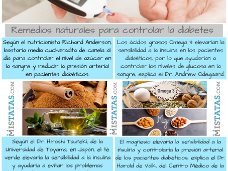 REMEDIOS NATURALES PARA CONTROLAR LA DIABETES