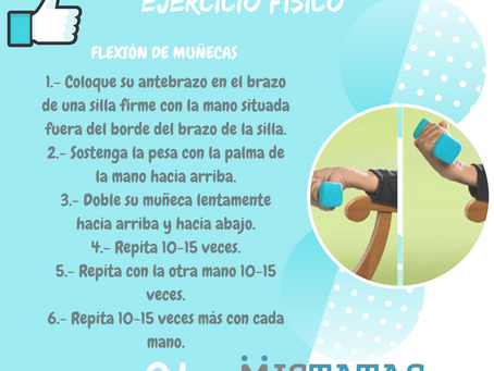 EJERCICIO FÍSICO - FLEXIÓN DE MUÑECAS