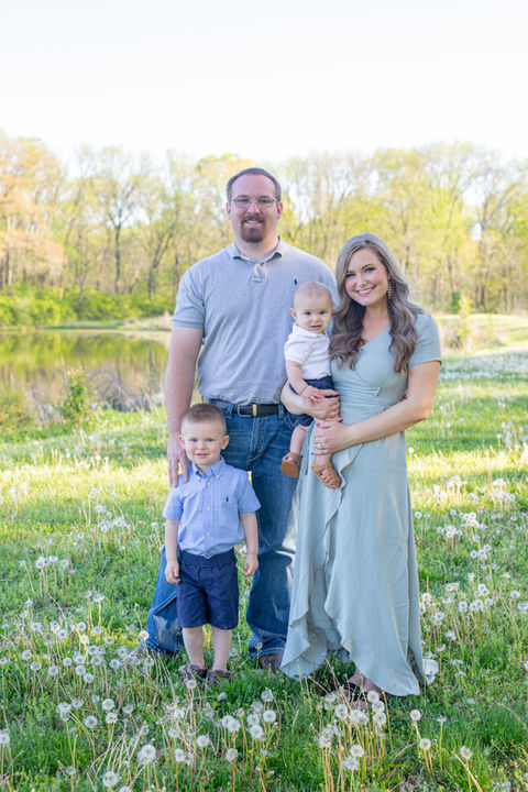 family pictures Columbia MO natural light