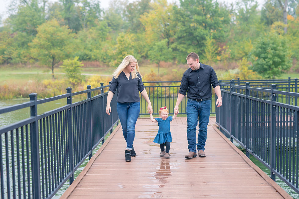 Family photos on an overcast day in Columbia, MO with KatFour Photo