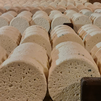 Impressionnante vue de la salle d'affinage