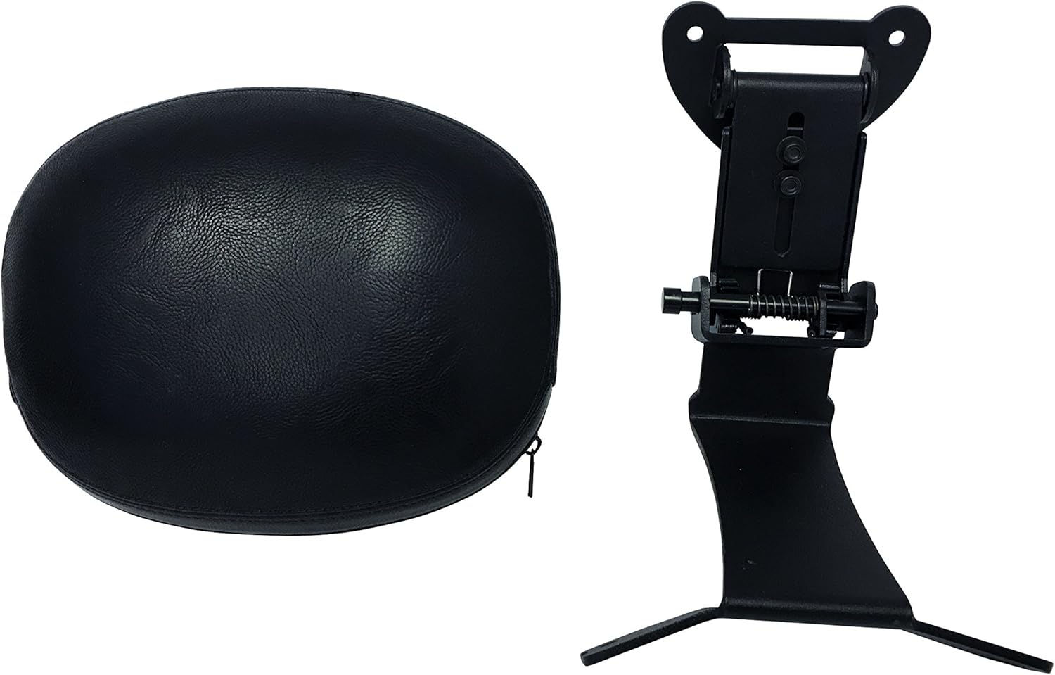 Round Fully Adjustable Driver Backrest for 2003+ Honda VTX1300R & VTX1300S