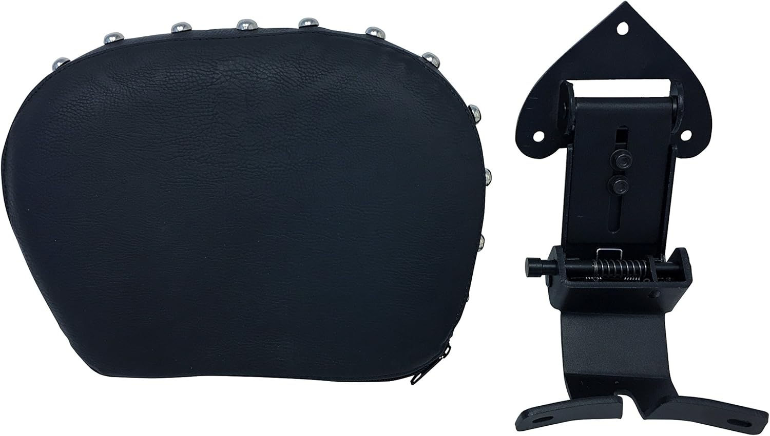 Adjustable Studded Backrest for Harley Fat Boy & Deluxe 07+