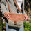 Thumbnail: 'Glasgow' - Double compartment zipped colourful textured handbag