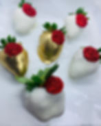White Chocolate Covered Strawberries