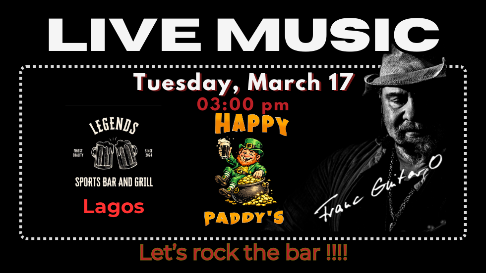 FrancGuitarO at Legends, Lagos/ PT