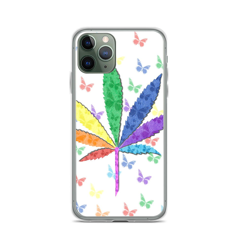 Thumbnail: Rainbow Butterfly Clear Case for iPhone®