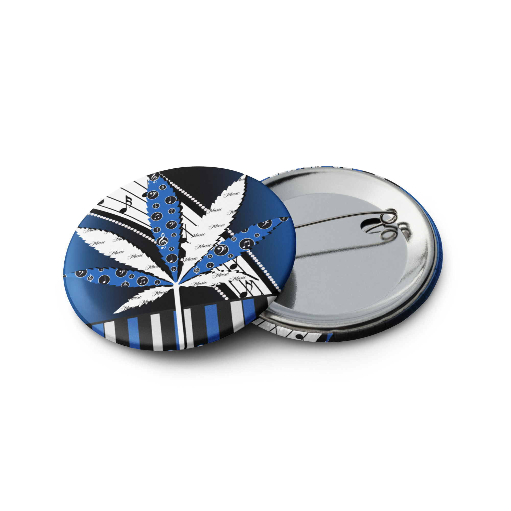 Blue Piano Set of Pins