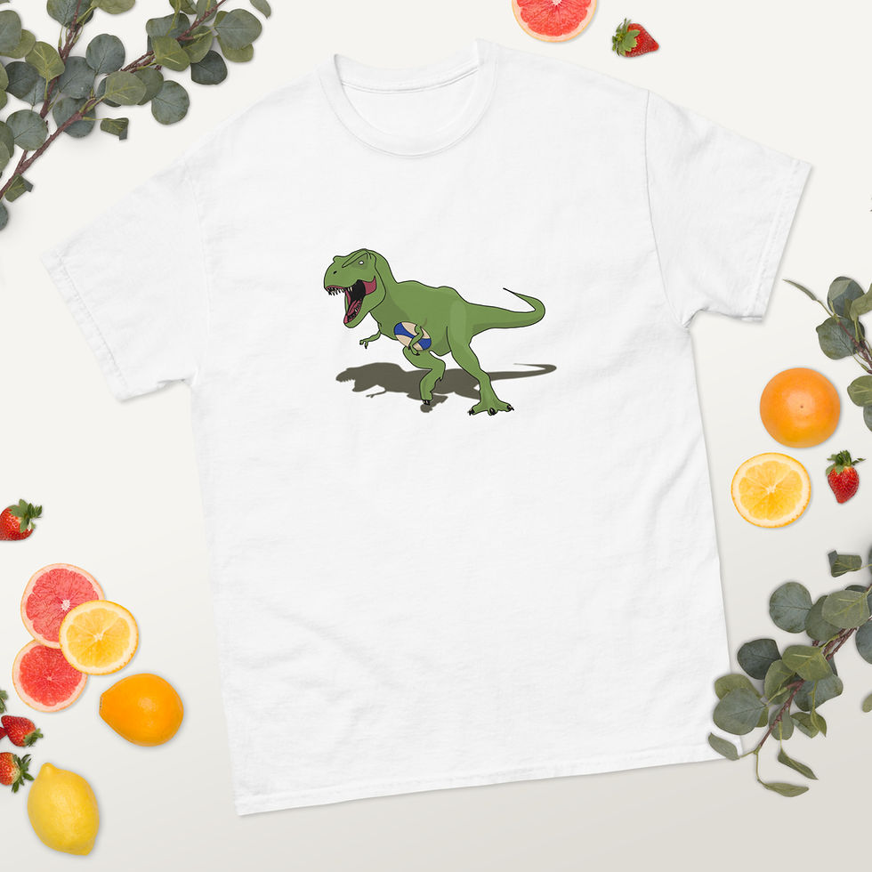 Thumbnail: Rugby Dinosaur T-Rex classic tee