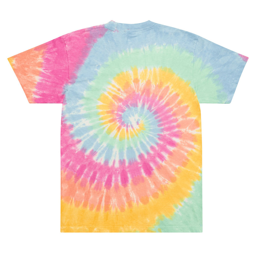 Thumbnail: Rugby Uprights Oversized tie-dye t-shirt