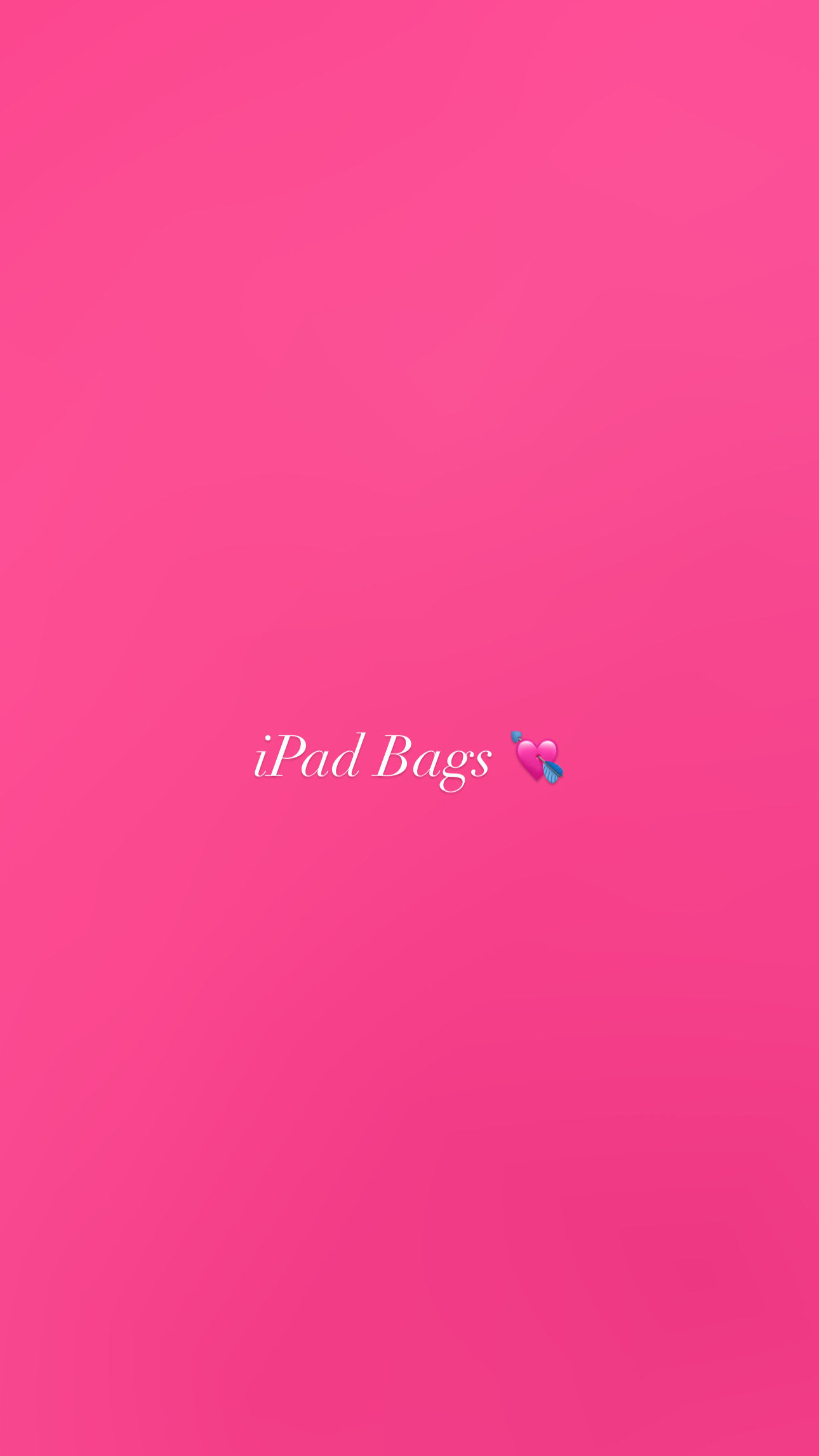 iPad bags - a special request for customer 🩷